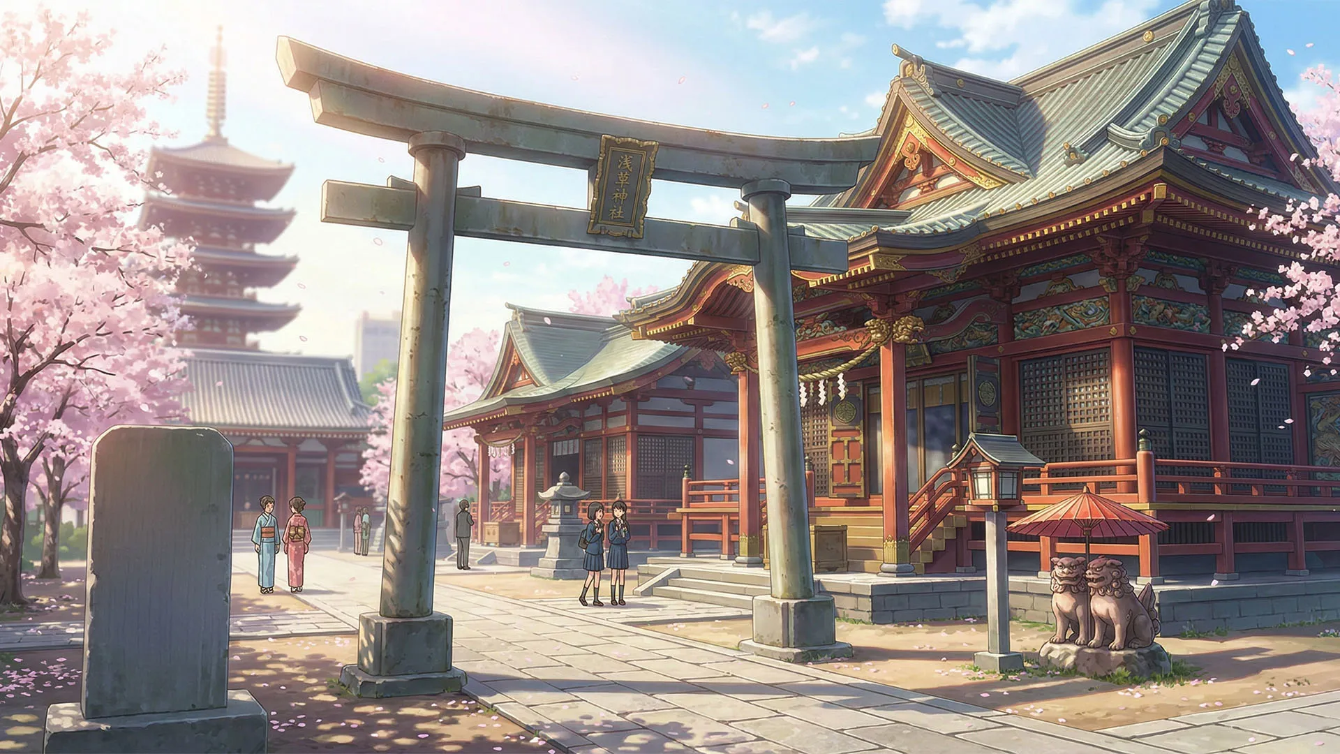 เอาล่ะ ไปไหว้พระกันเถอะค่ะ อ้อ! ที่นี่คือ 'วัด' (Otera) ไม่ใช่ 'ศาลเจ้า' (Jinja) นะคะ