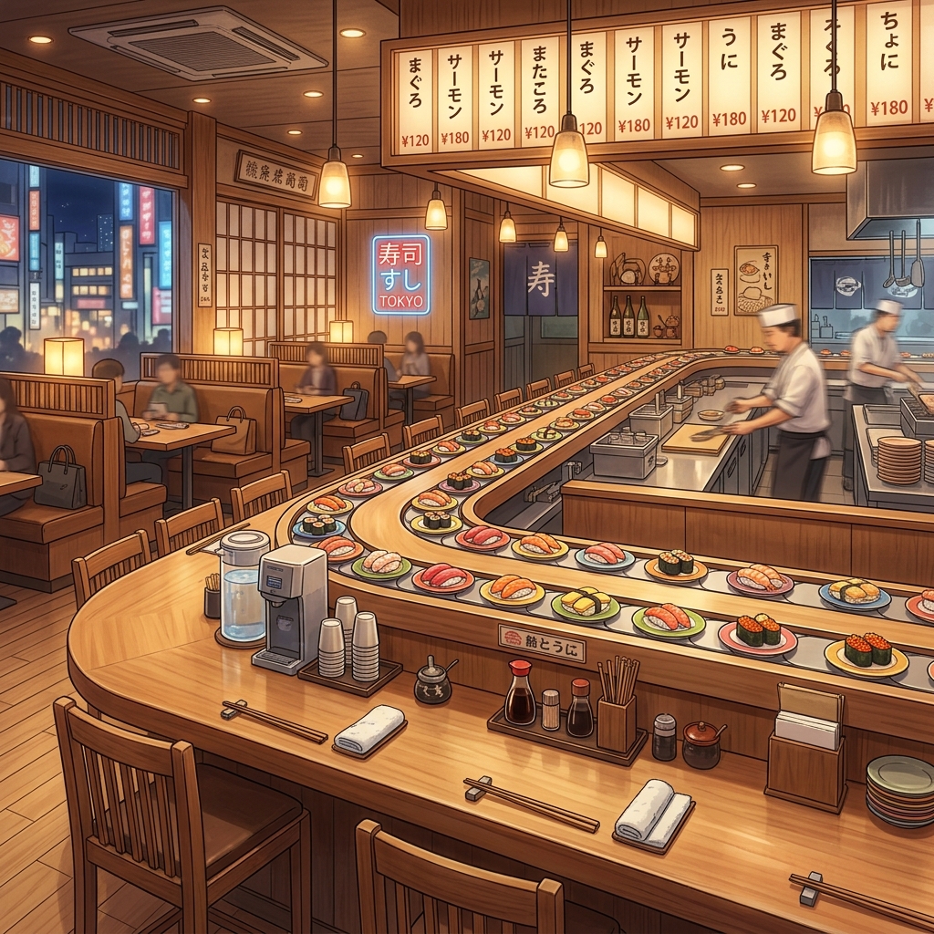 Sushi Restaurant Background